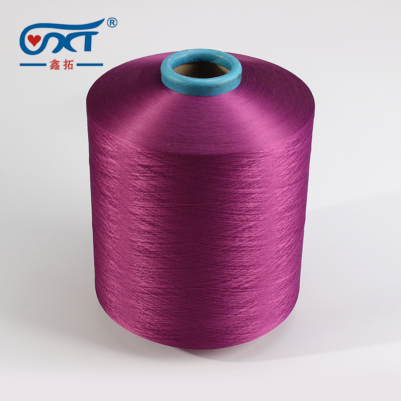 Purple Nylon Covered Spandex Socks Dyed Sewing Thread Nylon Yarn