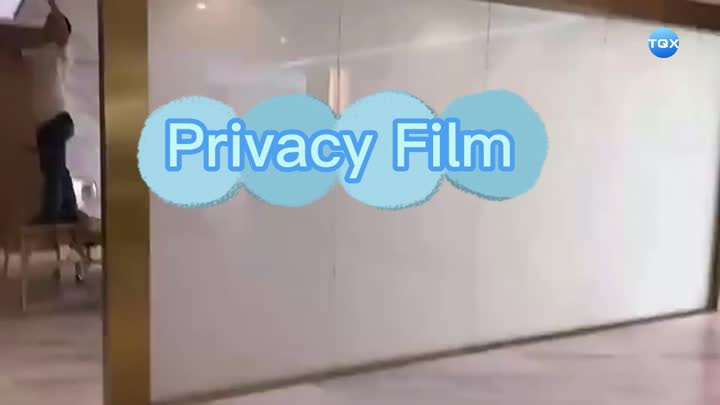 Decoração de filmes de privacidade