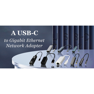 USB-C to Gigabit Ethernet Network Adapter Converter