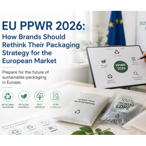 متطلبات التغليف الخاصة بالاتحاد الأوروبي PPWR 2026: كيف يمكن للعلامات التجارية اختيار حلول التغليف المتوافقة للسوق الأوروبية