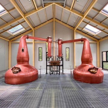 Red copper distiller/copper still/pot still distillation1