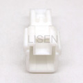 New Design Automotive Electrical Male White 1 Pin Wire-to-Wire Connector Housing1