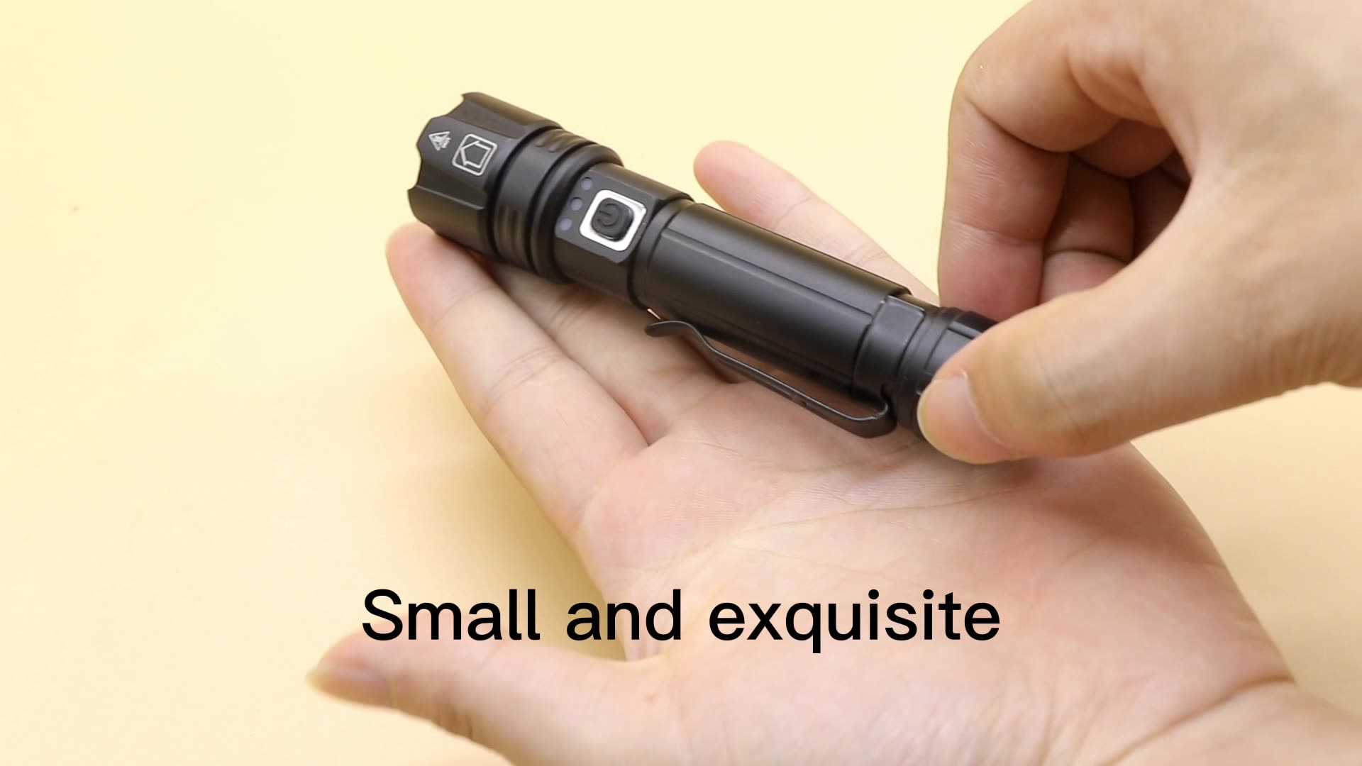 Type-C Zoomable IPX4 14500 Batterie 200m Clip stylo mini xhp50 1000lumens Fonction de mémoire Torche Zoom LED PLOWN LALLY