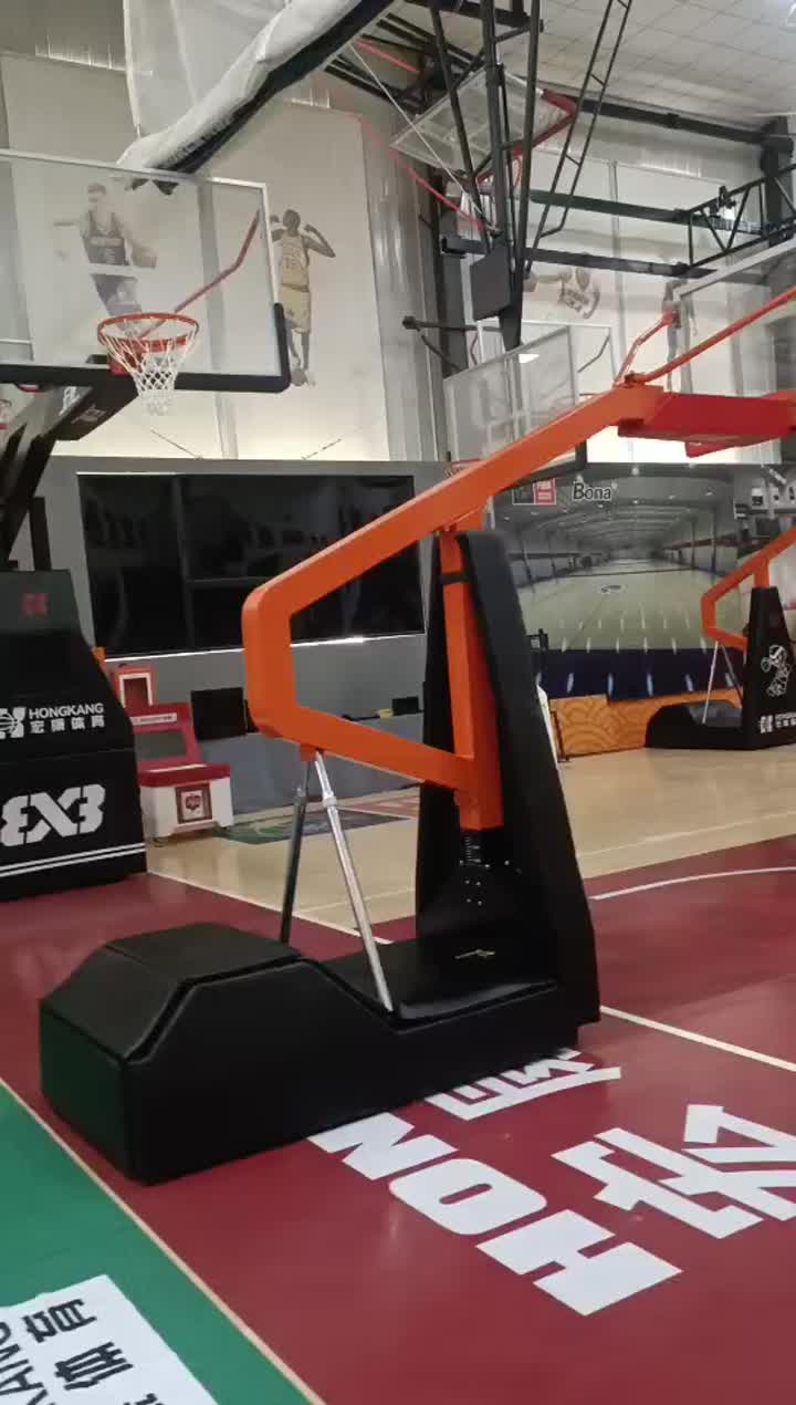 Electric Liftings Min Basketball Stand (1)