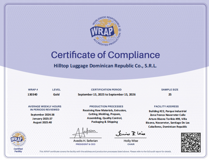 Compliance Certificate