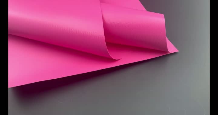 lona de pvc rosa