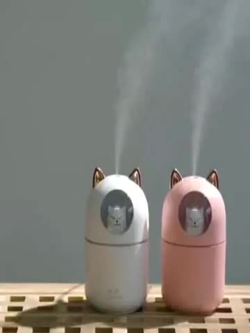 Mini Battery ขนาดเล็กที่ใช้งานเครื่องทำความชื้นแบบไร้สาย Cool Mist Air Air Humidifier สำหรับห้องนอน, บ้าน, พืช, รถยนต์, ห้องเด็ก 1