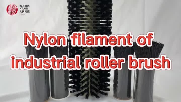 Dây tóc nylon của bàn chải con lăn công nghiệp