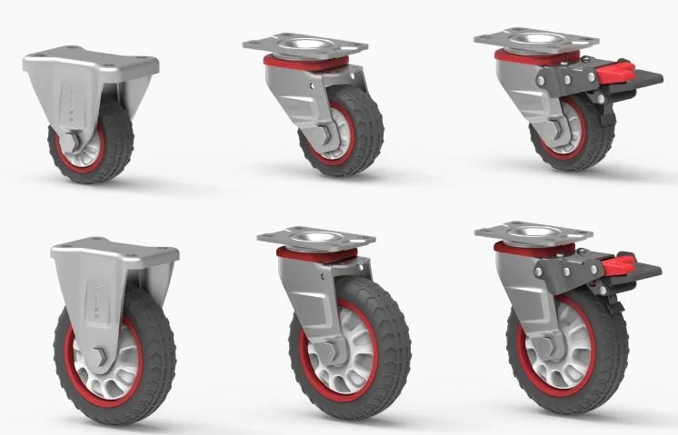 Heavy duty PU Casters