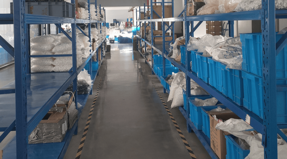 Raw material warehouse