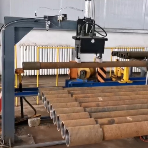 Vantagens da produção inteligente de máquina de marcação de ponto pneumático em linha pneumática