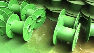 steel cable spool