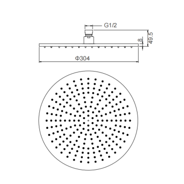 Ten Chinese ceiling mounted shower head Suppliers Popular in European and American Countries