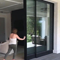 China Slim Frame Aluminum Sliding Glass Doors for Commercial Offices1