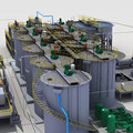 CIL Gold Ore Processing Plant - 200 TPD for Sale1