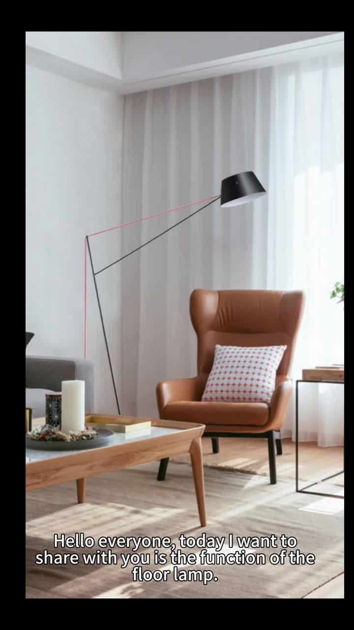 The function of the floor lamp