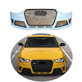 RS4 B85 New Car Bodykit Front Bumper with Honeycomb Grille for Audi A4/S4 8K 2013-20151