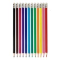 Custom Factory Logo Soft Lead Wooden Erasable Coloring Pencil with Sharpener1