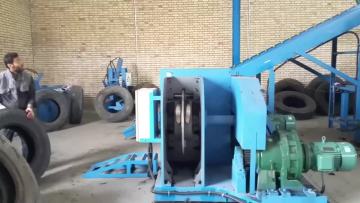 TDF Chip Waste Tire Shredder Crusher Grinder for Tire Recycling1