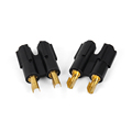 IEC C5 C7 C13 C20 C21 Plug Socket Inserts & Brass Terminals in Black/White1