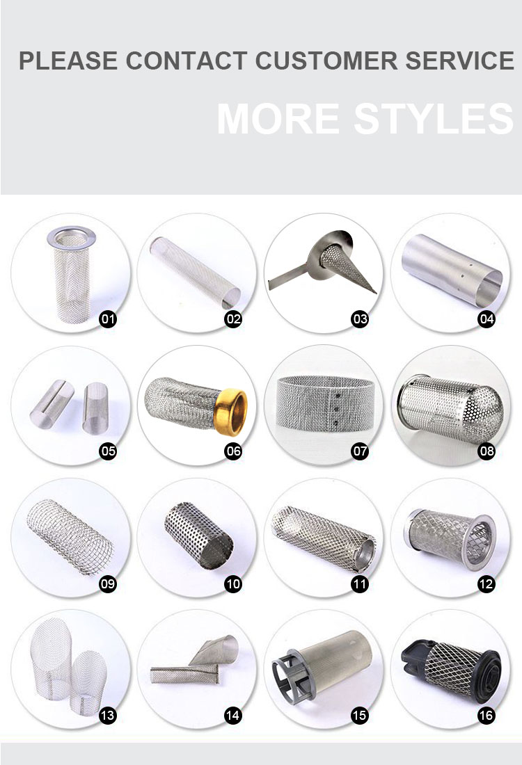 Best-selling china manufacture quality corrosion resistance stainless steel filter tube for filters