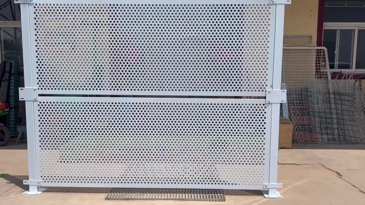 Mały otwór 3 mm otwór ze stali nierdzewnej aluminium perforowana metalowa siatka 1