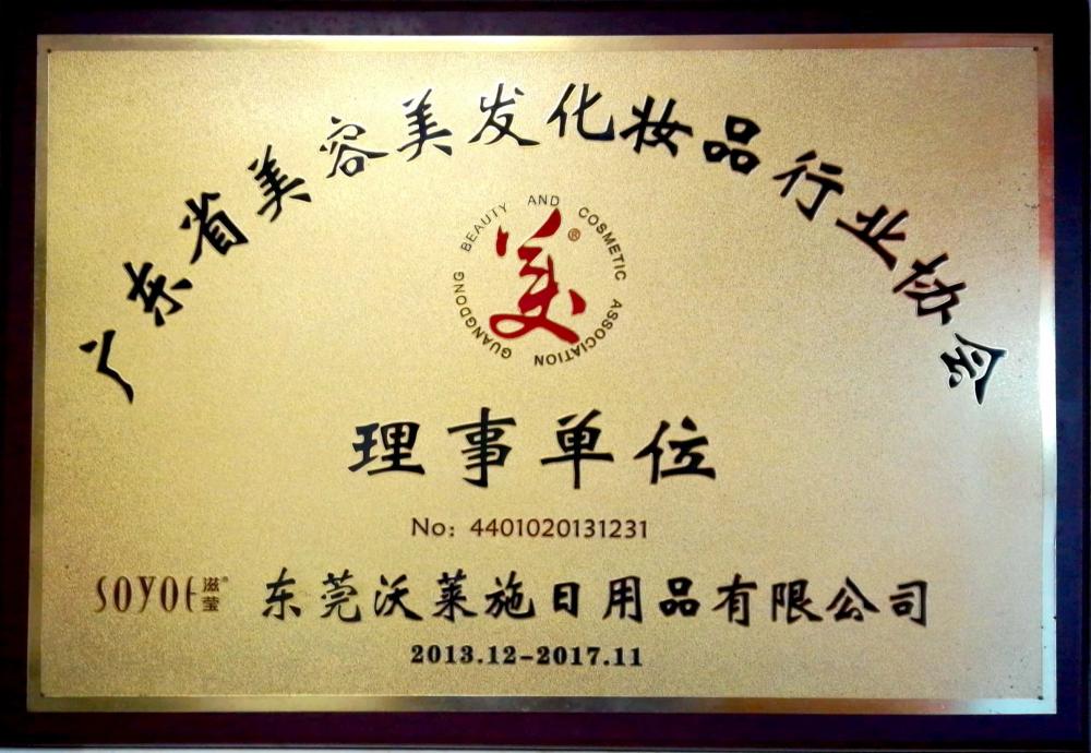 Guangdong beauty salon cosmetics industry Association council units