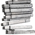 Rotor de grafito y inyección de gas de eje de aluminio Melting1