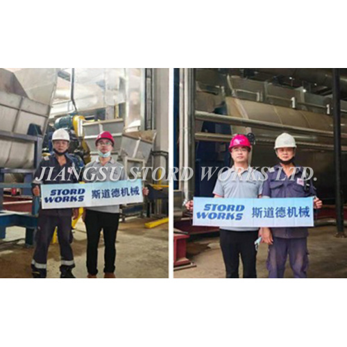 Drying production lines successfully put into operation