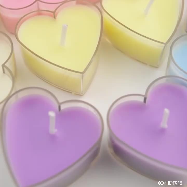 heart shape candle cup