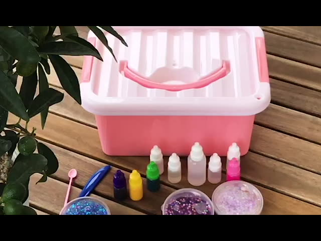 Factory Hot Sale Buy Slime Internet Colorful Fruit Slime  Diy Making Kit Toy Box Kids For Girls Crazy Slime Maker1