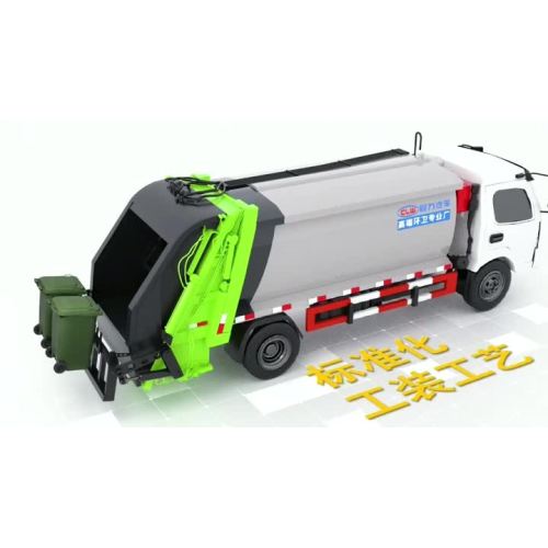 garbage compactor truck video-1