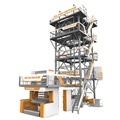 PE Blown Film Extruder Machine for LDPE and HDPE - 7-Layer Film Punching Machine1