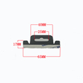 Plastic Clothes Hanger with Slot Hole Adhesive Hang Tags for Retail Display1