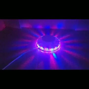 Mini 48 LED 8W RGB Laser Projector Lighting Disco Stage Light Bar DJ Sound Background Wall Light Christmas Party Holiday1