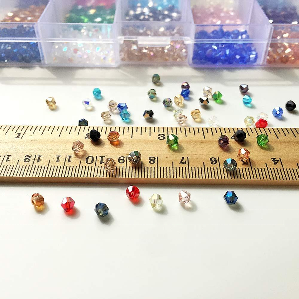 Hot Sale Multi Color Round Badyed para jóias DIY Fazendo miçangas de vidro de jóias