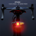 Wireless Remote Control Outdoor Smart Mountain Bicycle Taillight with Turn Signal and LED Warning Functions1
