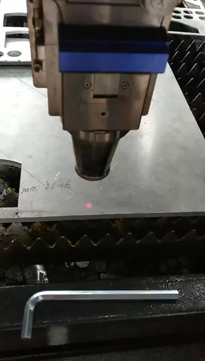 fibra de corte a laser de alumínio de 10 mm.mp4