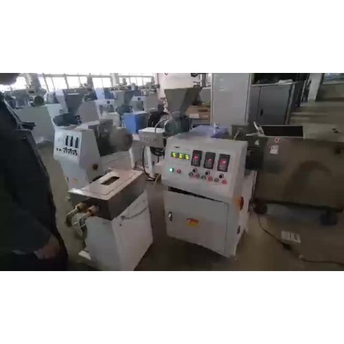 Video de prueba de extrusora de laboratorio