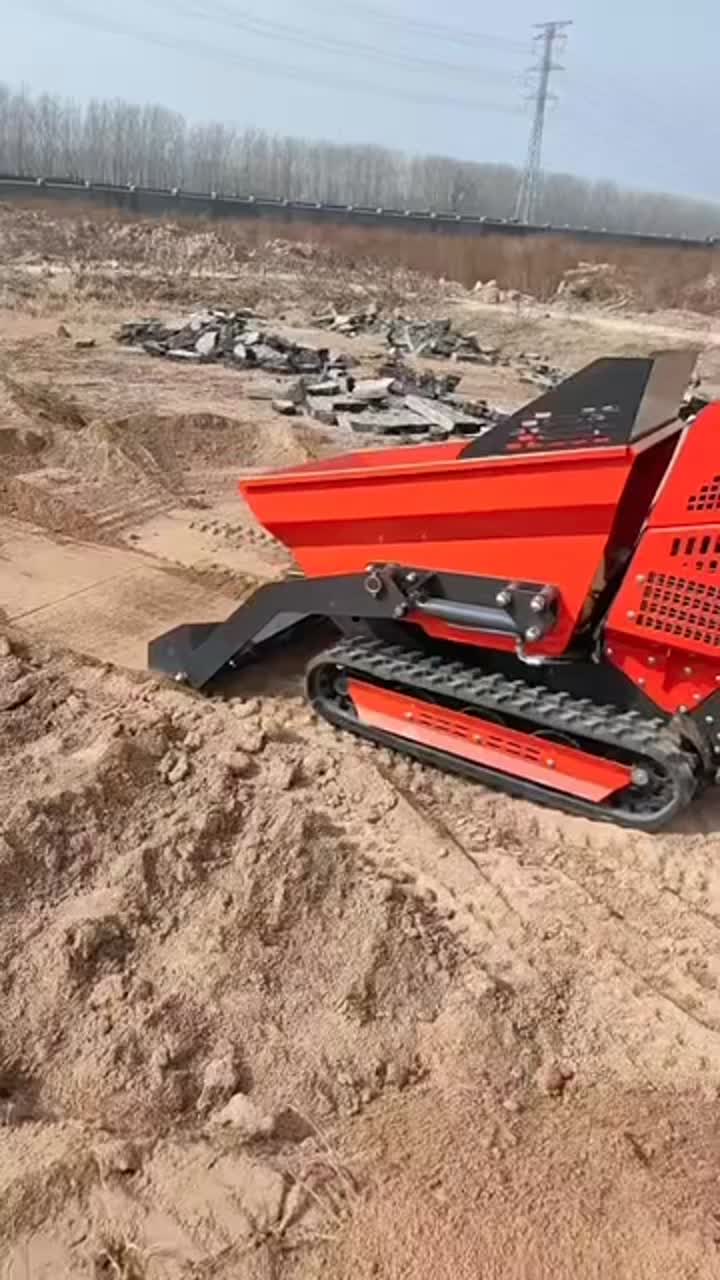Pequeño pero poderoso: prueba de campo del dumper de orugas LFD500