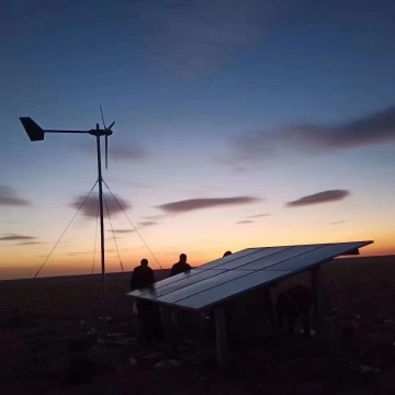 Small wind power plant commissioning operation