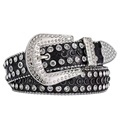 Colorful Glitter Studded Crystal Belt - Luxury Branded Bling Cowboy/Cowgirl Rhinestone Belt1