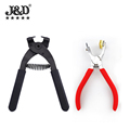 Upgraded Silent Diamond Pliers Puncher - 4mm Cutting Tool with 2+4 Teeth for DIY Projects1