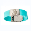 Custom Metal Engraved ID Wristbands for Any Information1