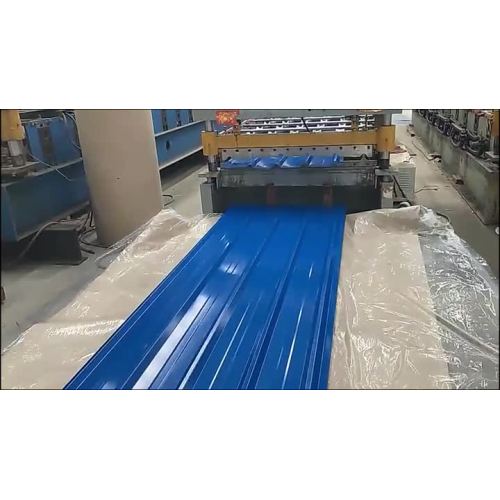 Color coated corrugated steel plate