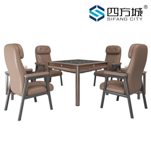 شركة Hangzhou Jinri Technology Co., Ltd. تكشف النقاب عن طاولة Mahjong الأوتوماتيكية M560 Chestnut، التي تدمج جماليات الخشب مع الذكاء المعتمد لمكافحة الغش