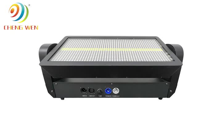 12+12 LED -Strobe bewegende Lichtvideo