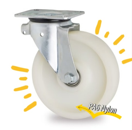 Desde la varilla de nylon PA6 hasta la rueda giratoria de transporte de servicio pesado