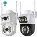 4K Dual Lens PTZ Network Camera - Wireless IP CCTV with Wi-Fi Connectivity1