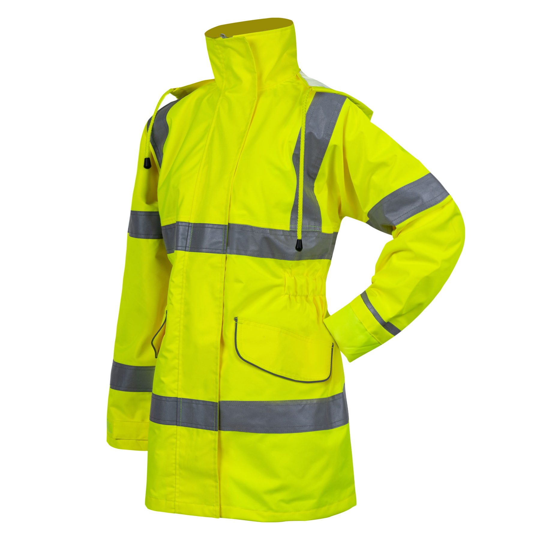 Hi Visibility Women's Rain Coat